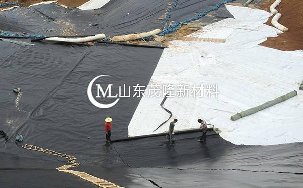 《菏澤曹縣垃圾發(fā)電廠》土工布、土工膜施工